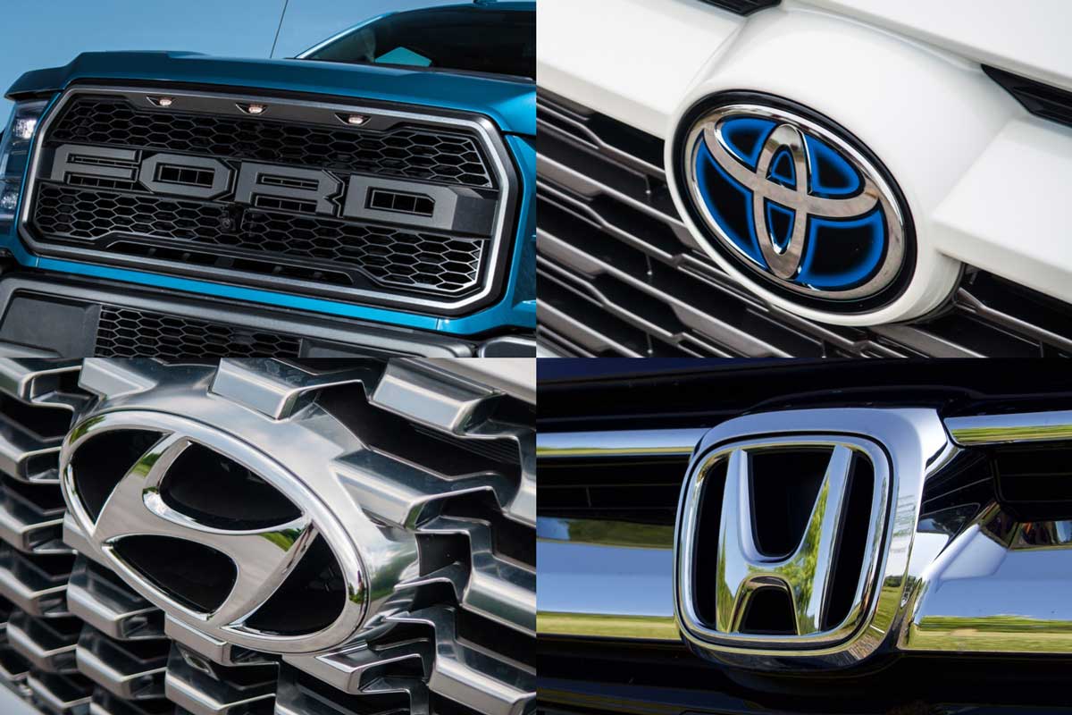 10 best-selling car brands