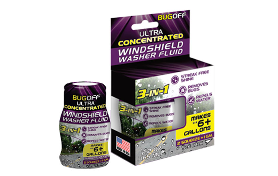 BUGOFF Concentrated (6+ Gallons) Windshield Washer Fluid