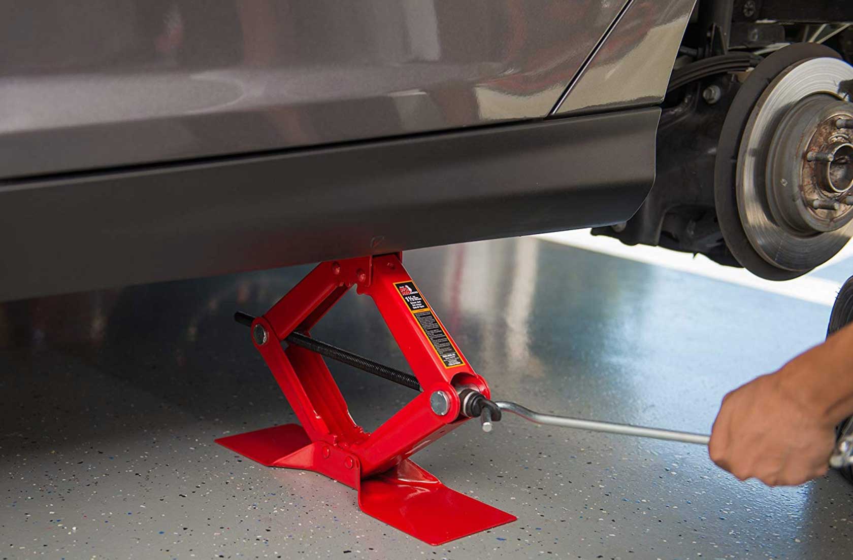 Car Jack during Car Maintenance