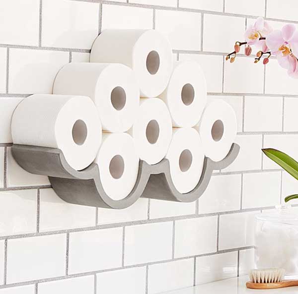 Cloudy Day Toilet Paper Storage Holder