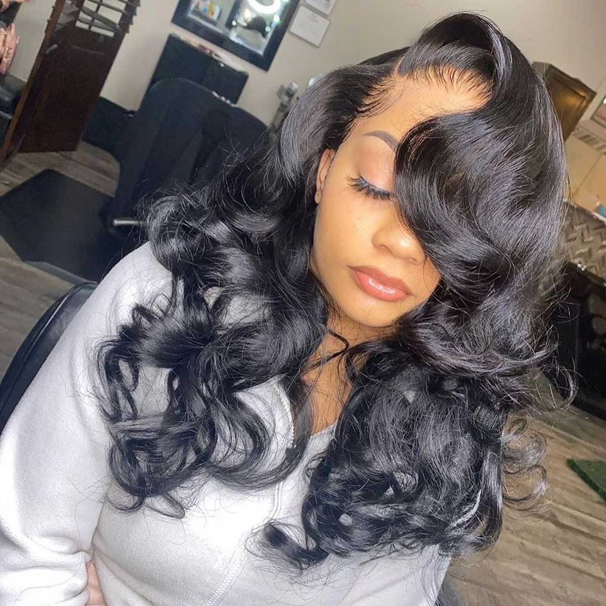 Hd lace front wigs