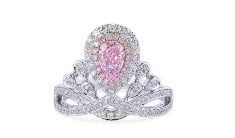 Light-Pink-Diamond-Ring