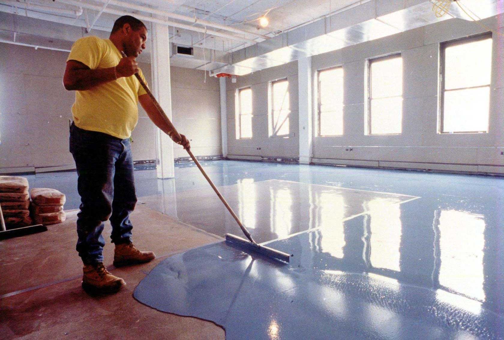 New Concrete Floor Coating