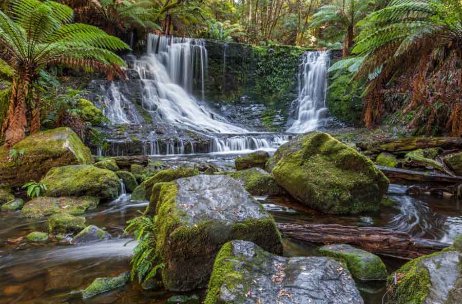 reach the waterfall.