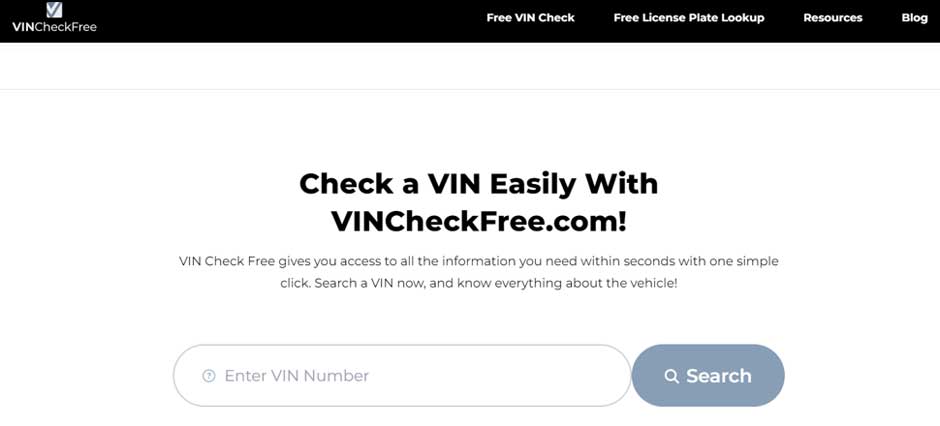 VIN Check Free So Popular