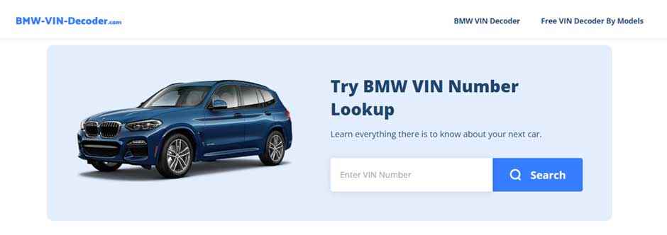 What is a BMW-VIN-Decoder