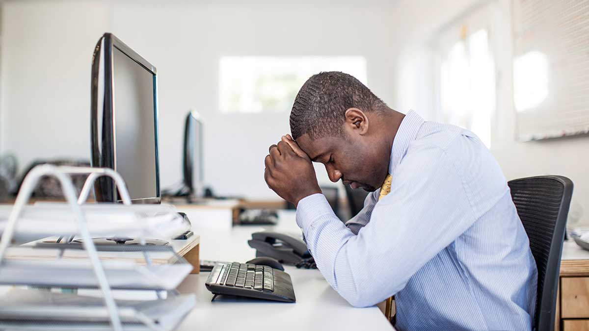 Employee off Work With Stress